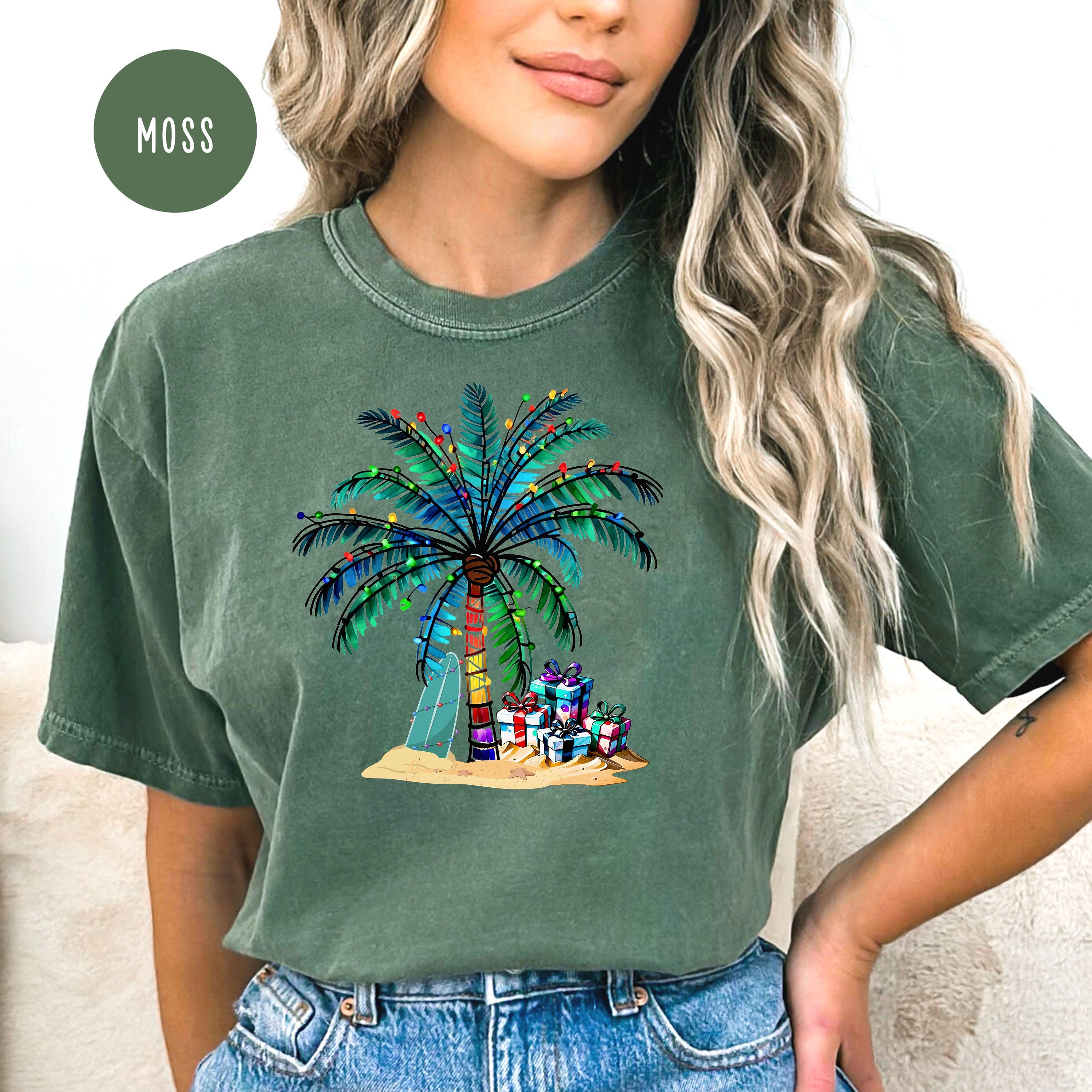 Tropical Christmas Comfort Colors® Tee