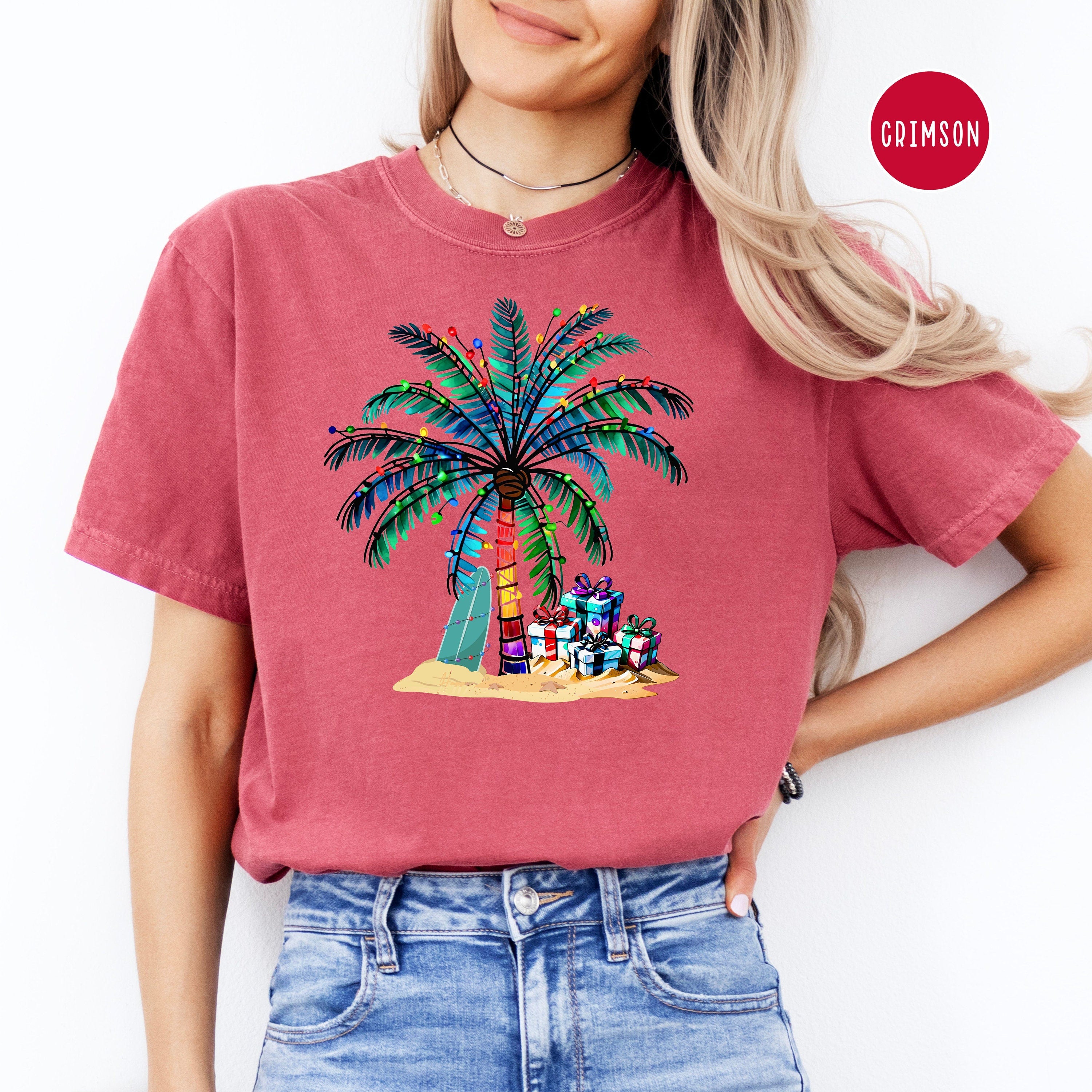 Tropical Christmas Comfort Colors® Tee