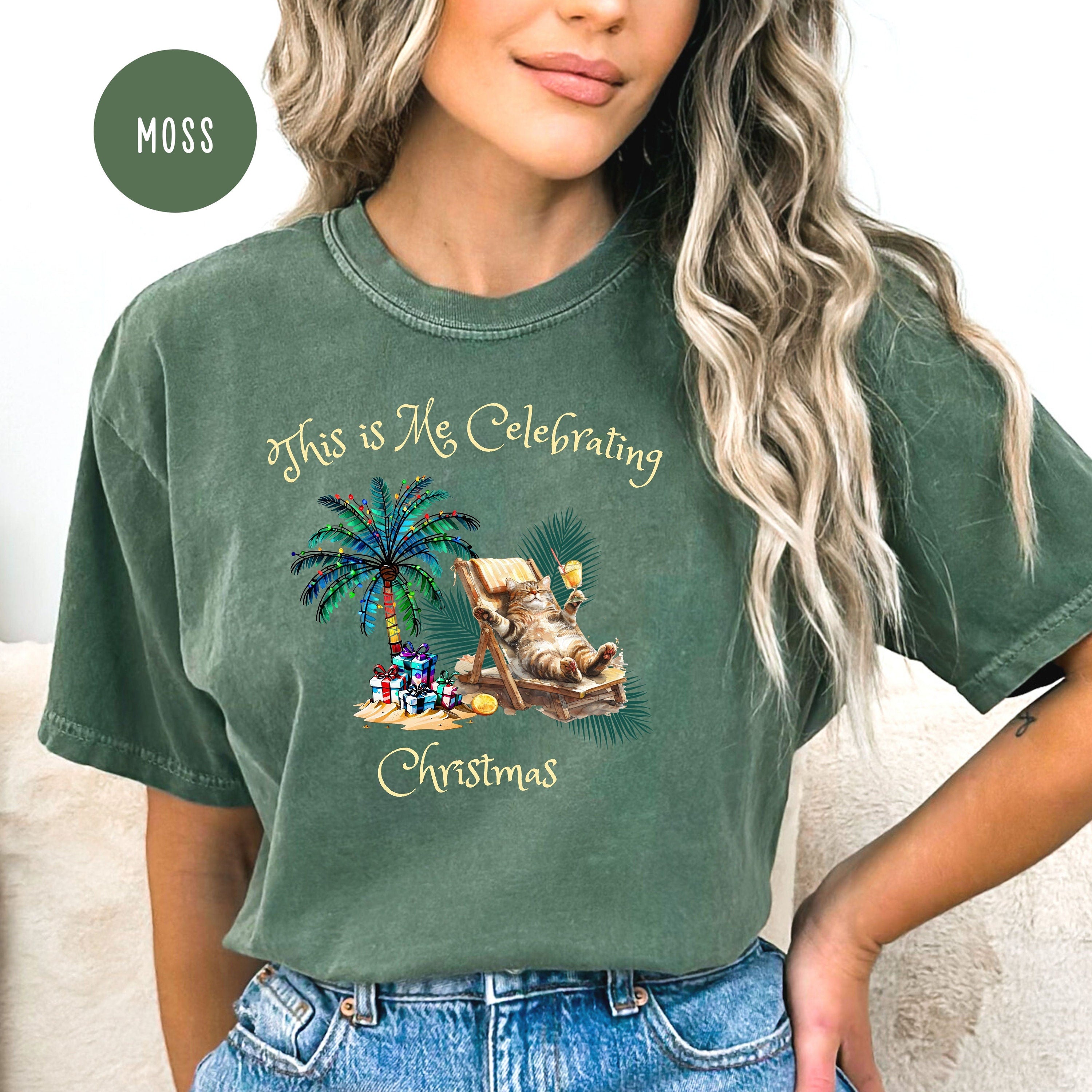 Island Christmas Vacation Comfort Colors® Christmas Gift Tee