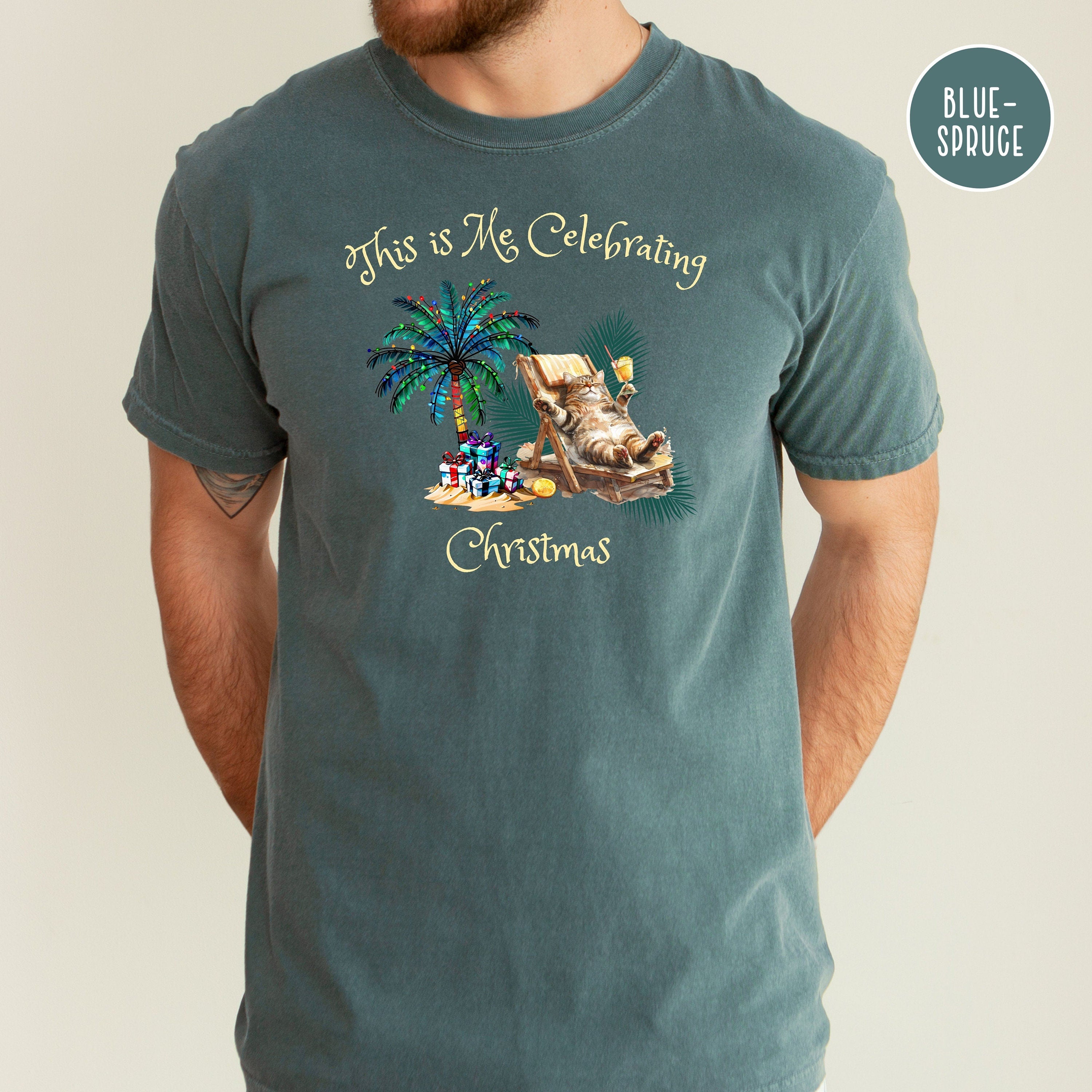 Island Christmas Vacation Comfort Colors® Christmas Gift Tee