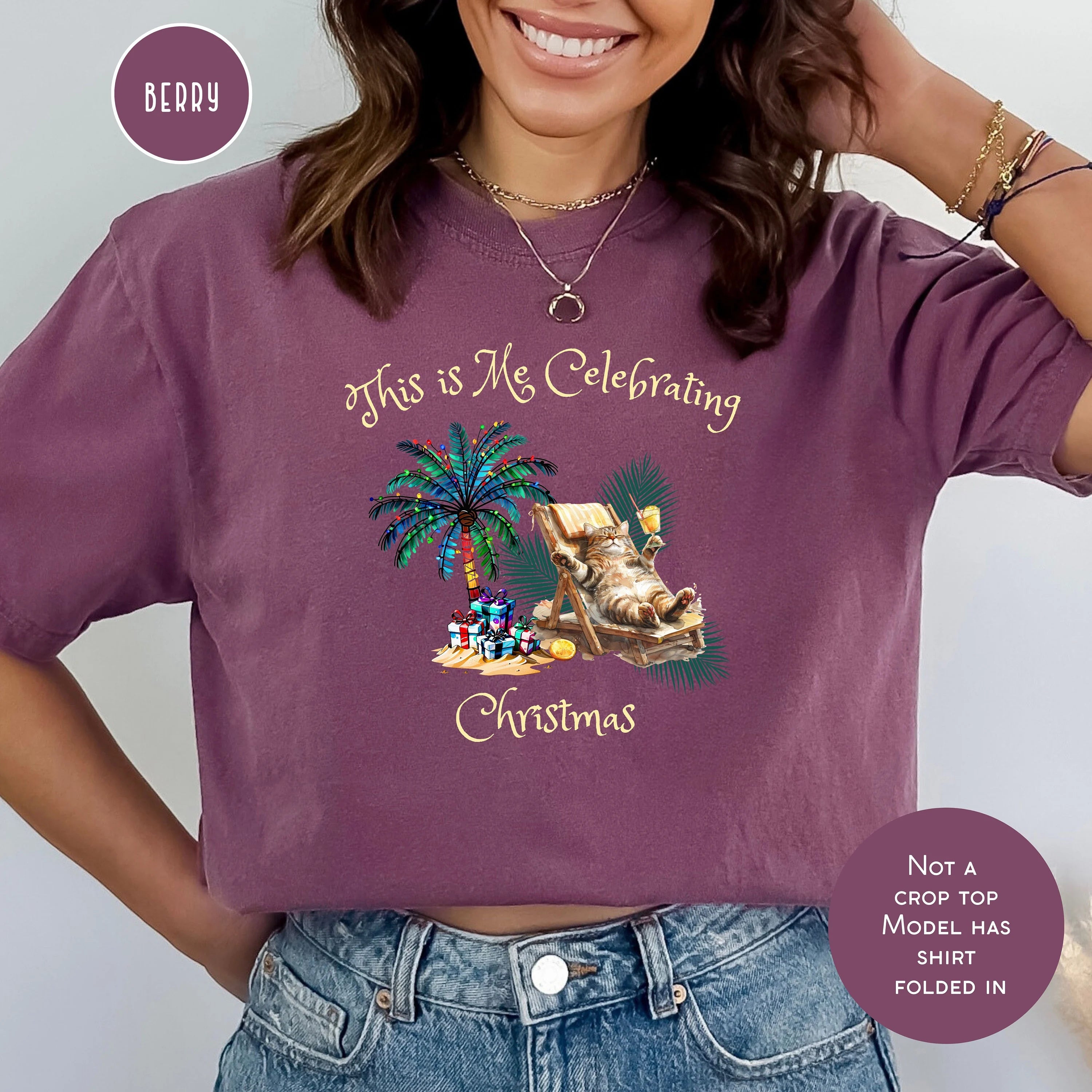 Island Christmas Vacation Comfort Colors® Christmas Gift Tee