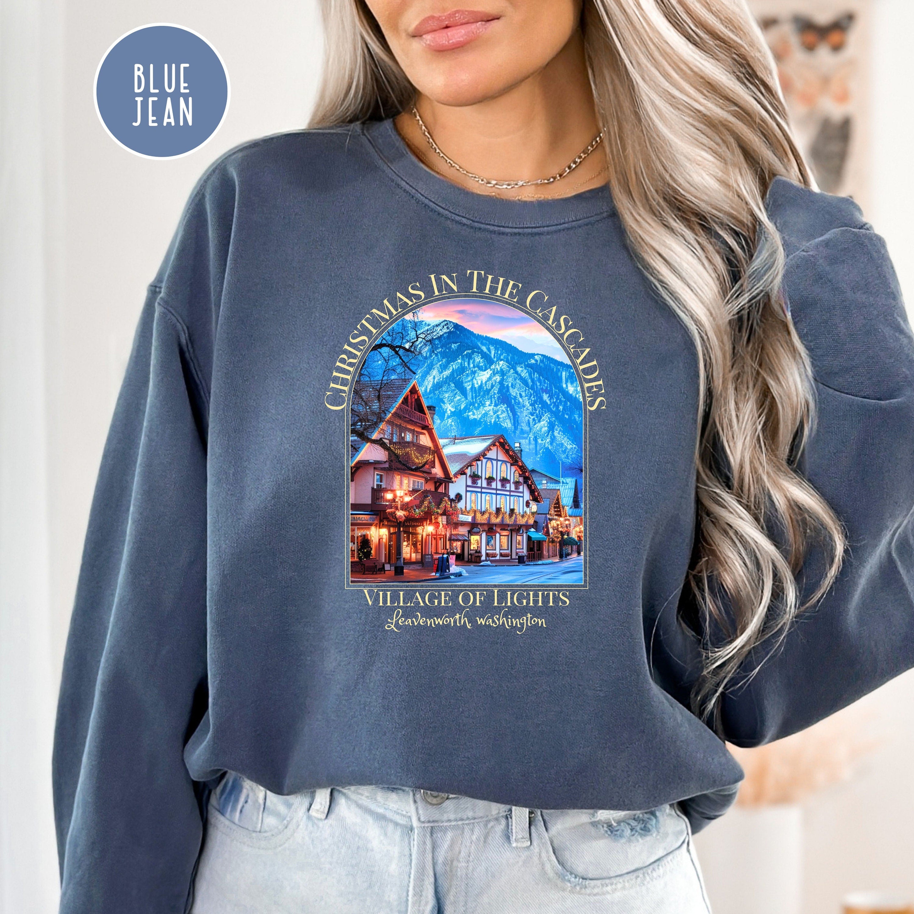 Christmas in the Cascades Village of Lights Comfort Colors® Sweatshirt