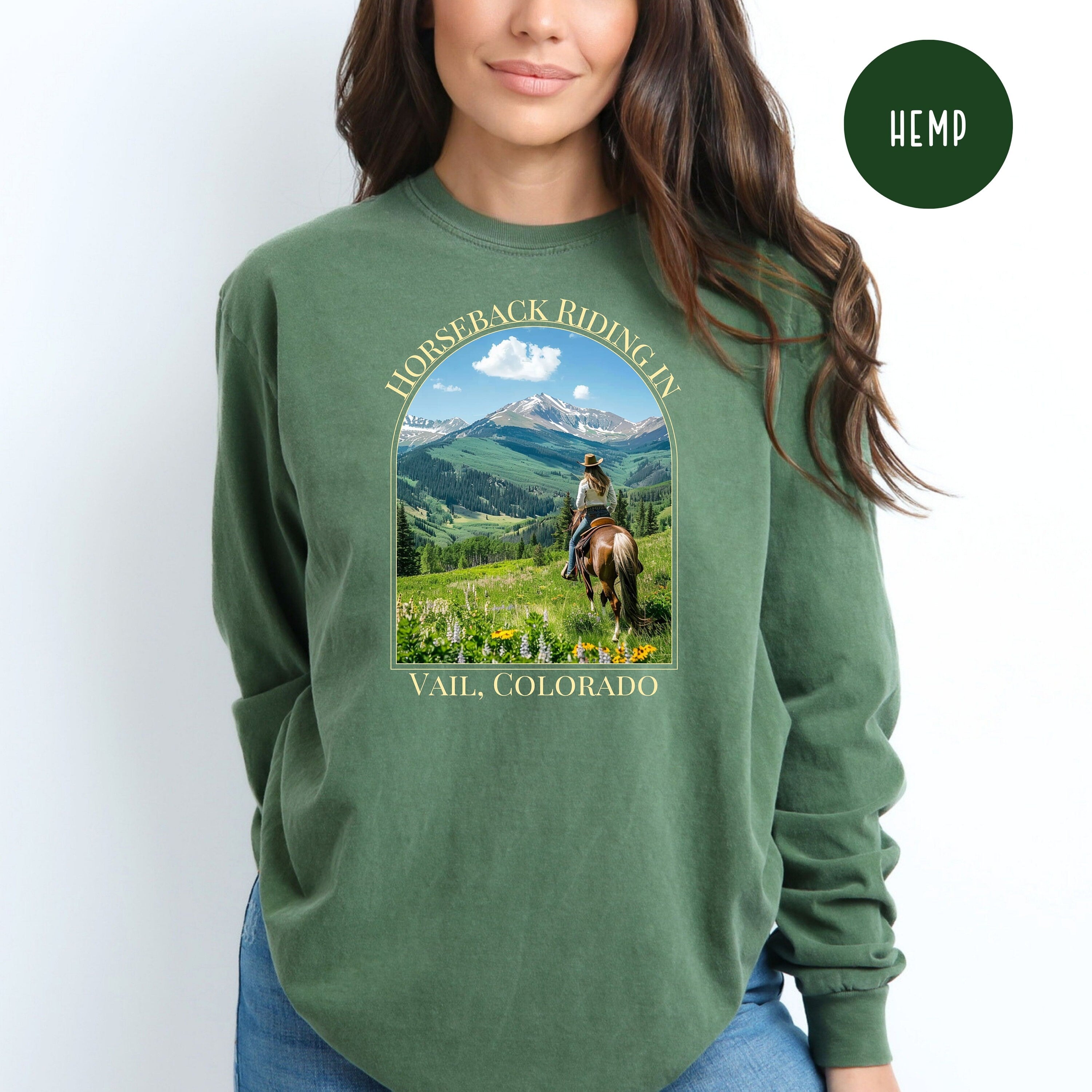 Vail Colorado Comfort Colors® Long Sleeve Tee