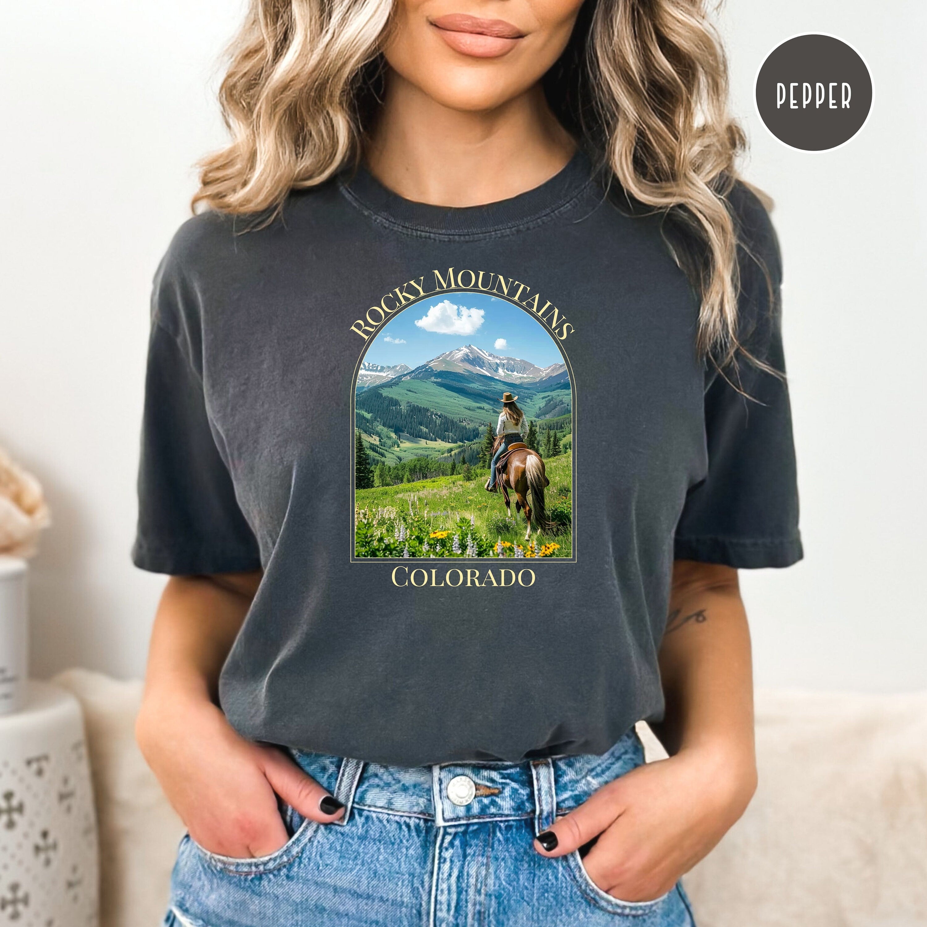 Rocky Mountains Colorado Comfort Colors® Tee