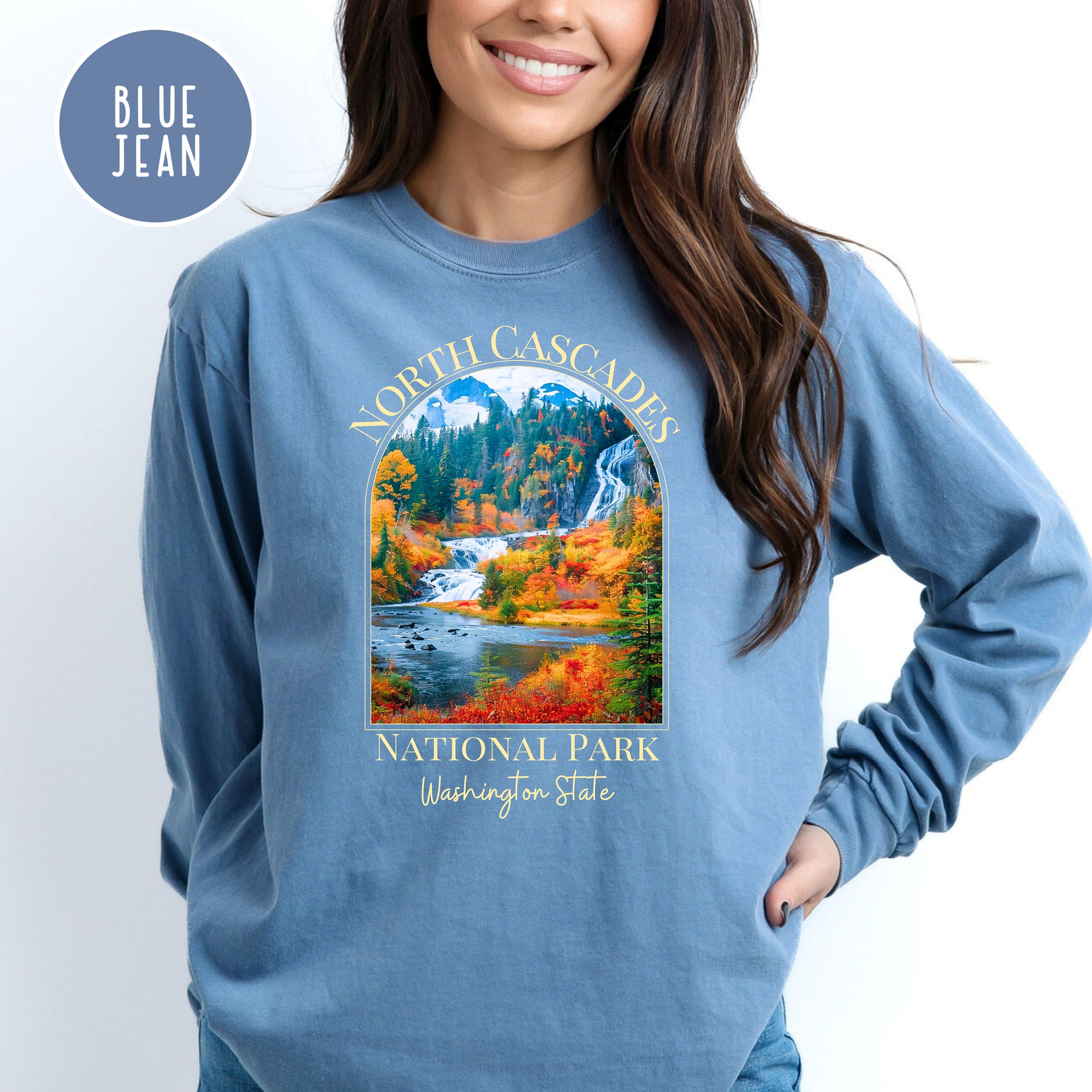 North Cascades National Park Comfort Colors® Long Sleeve Tee