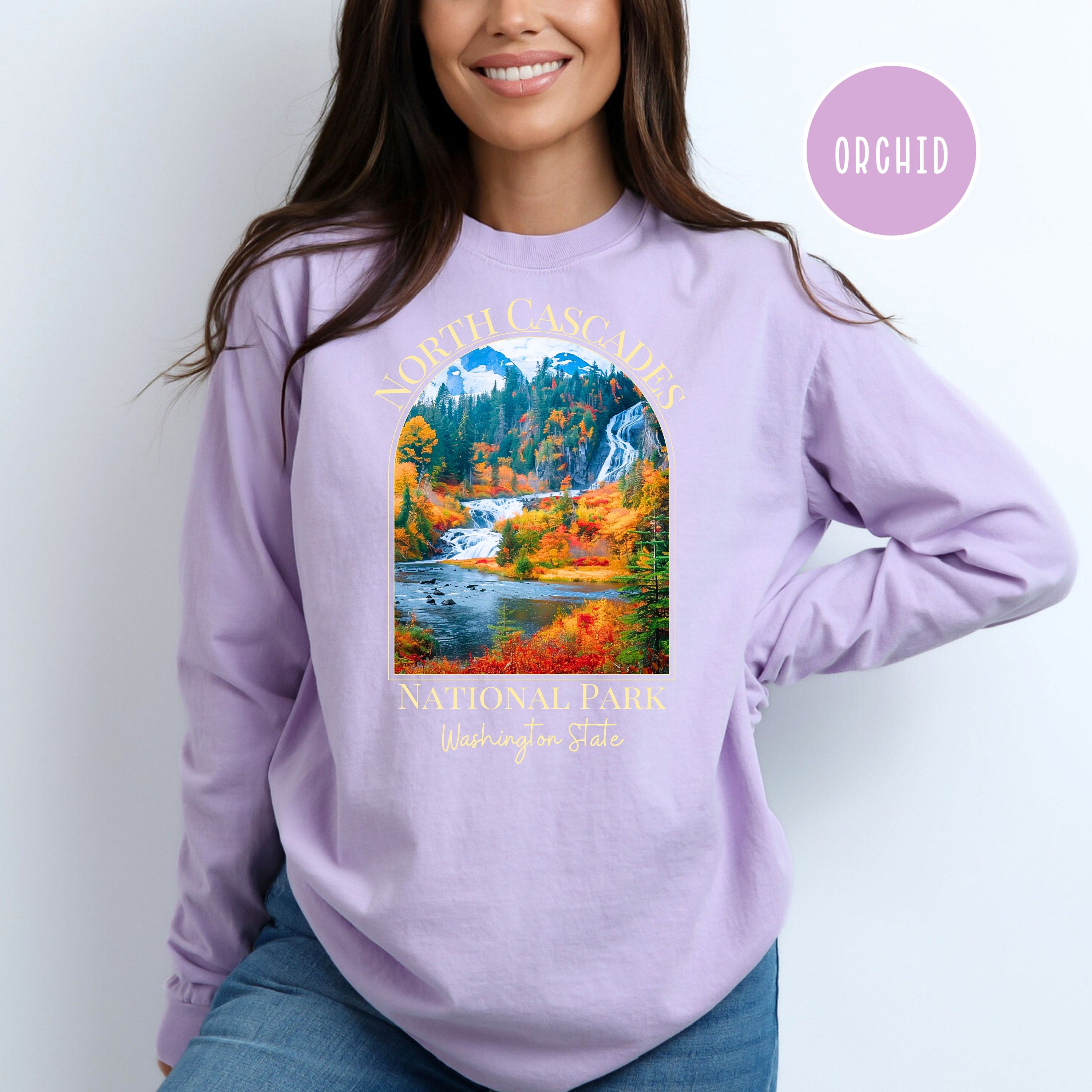 North Cascades National Park Comfort Colors® Long Sleeve Tee