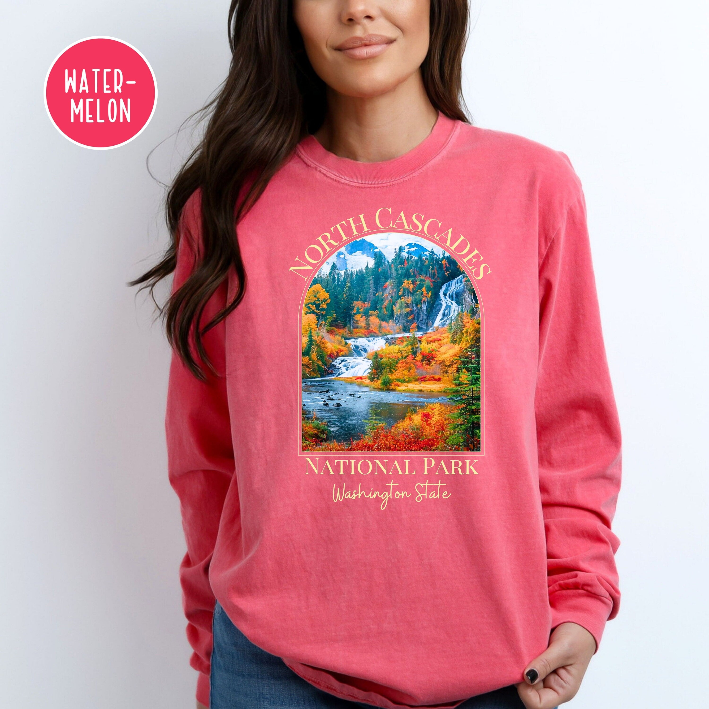 North Cascades National Park Comfort Colors® Long Sleeve Tee