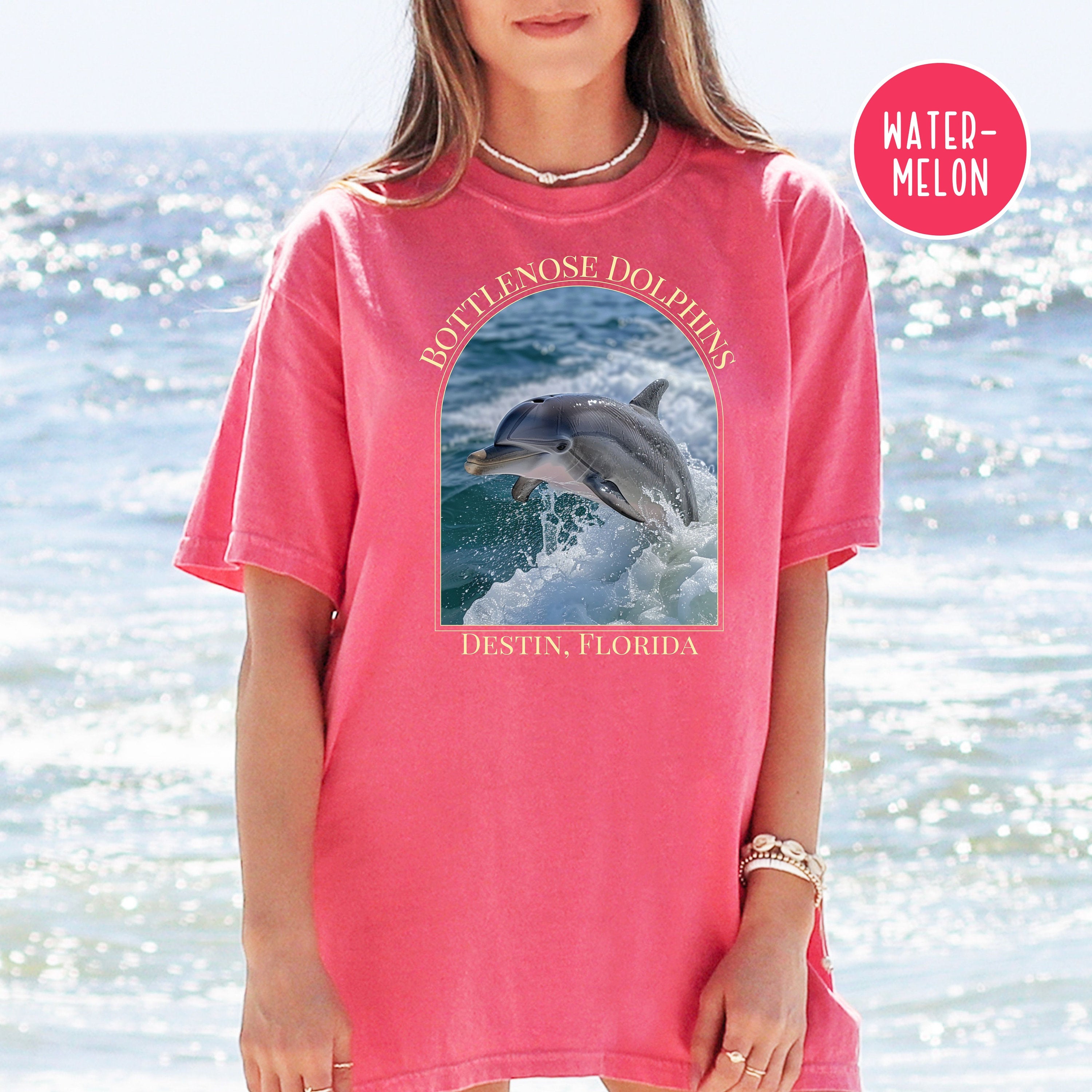 Destin Florida Bottlenose Dolphin Comfort Colors® Tee