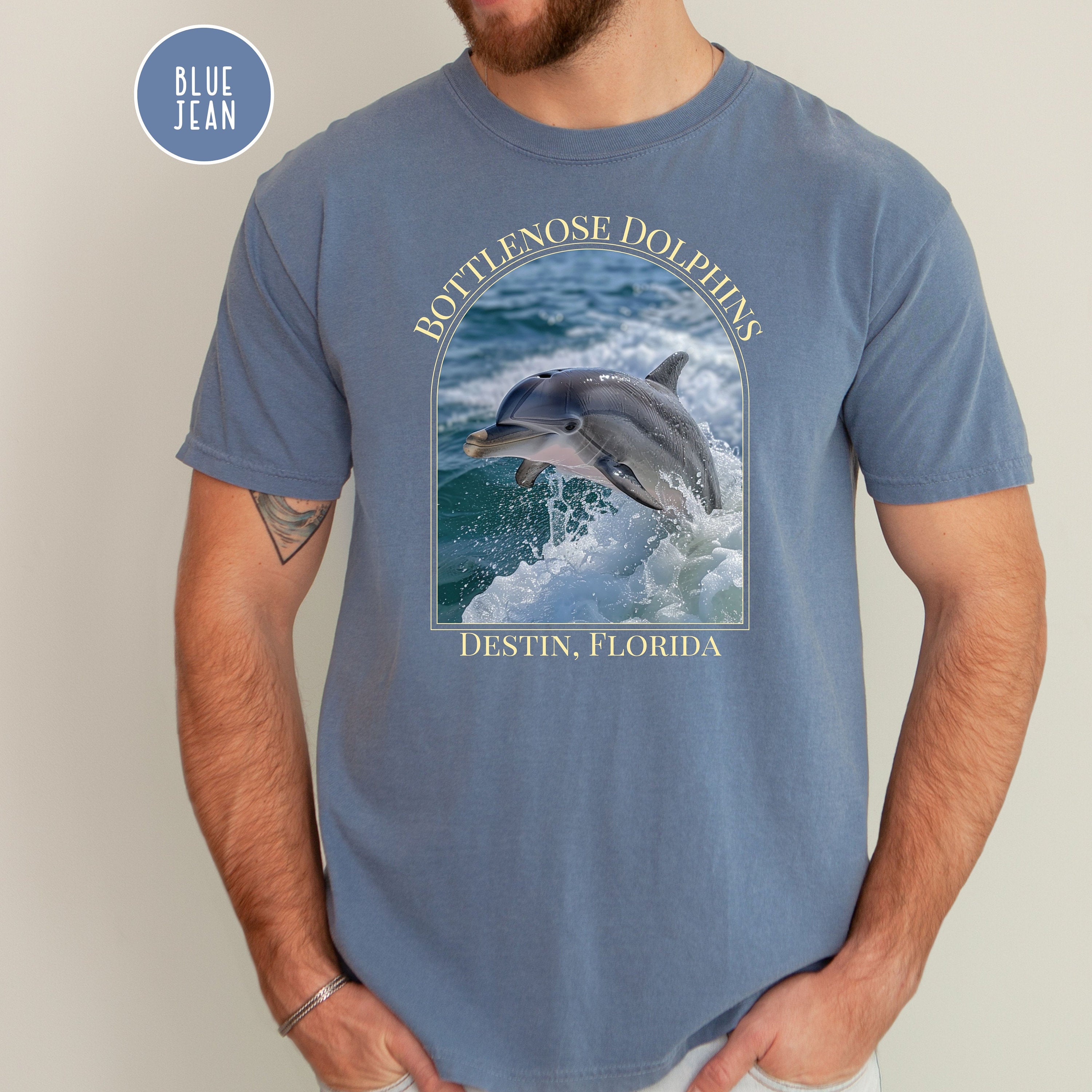 Destin Florida Bottlenose Dolphin Comfort Colors® Tee