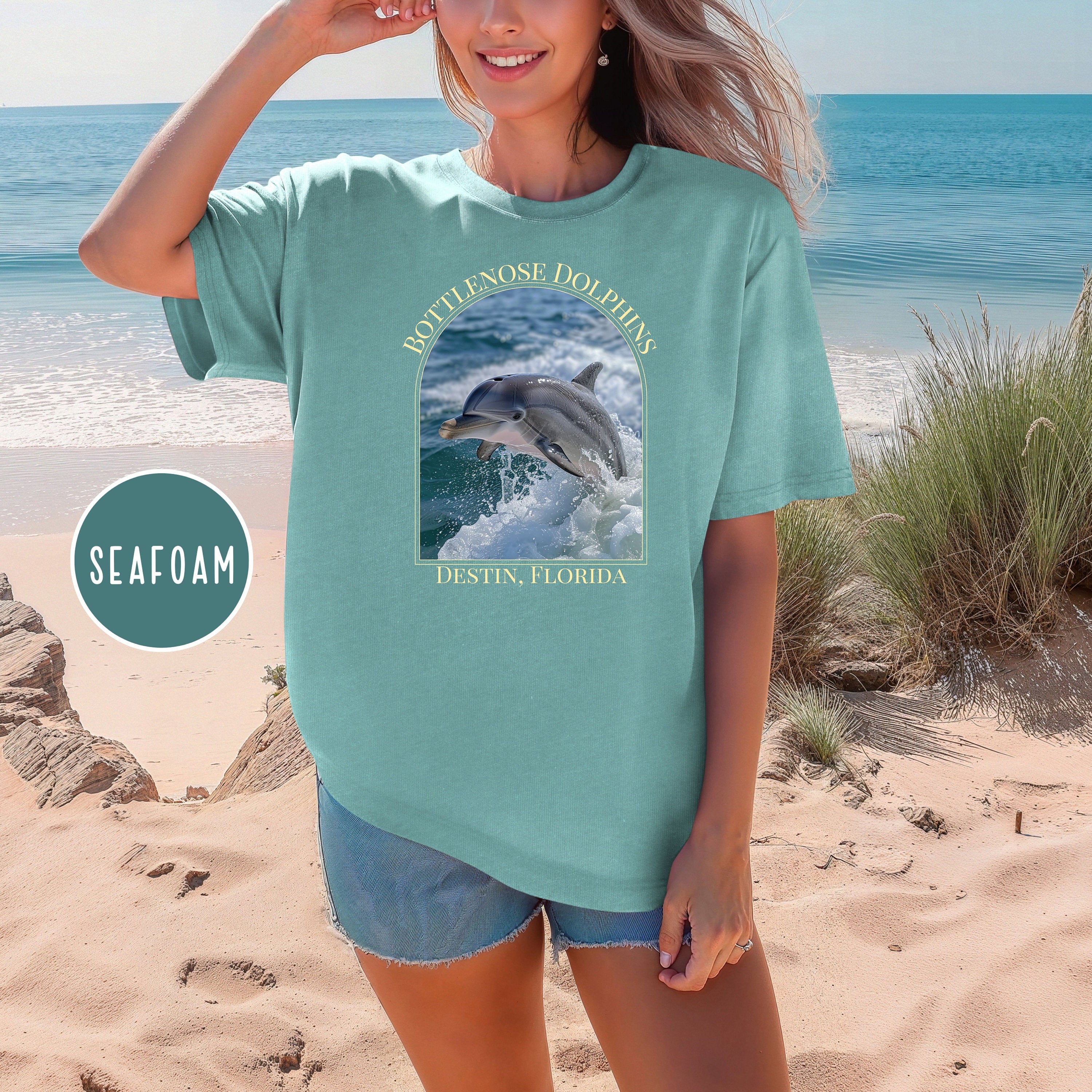 Destin Florida Bottlenose Dolphin Comfort Colors® Tee