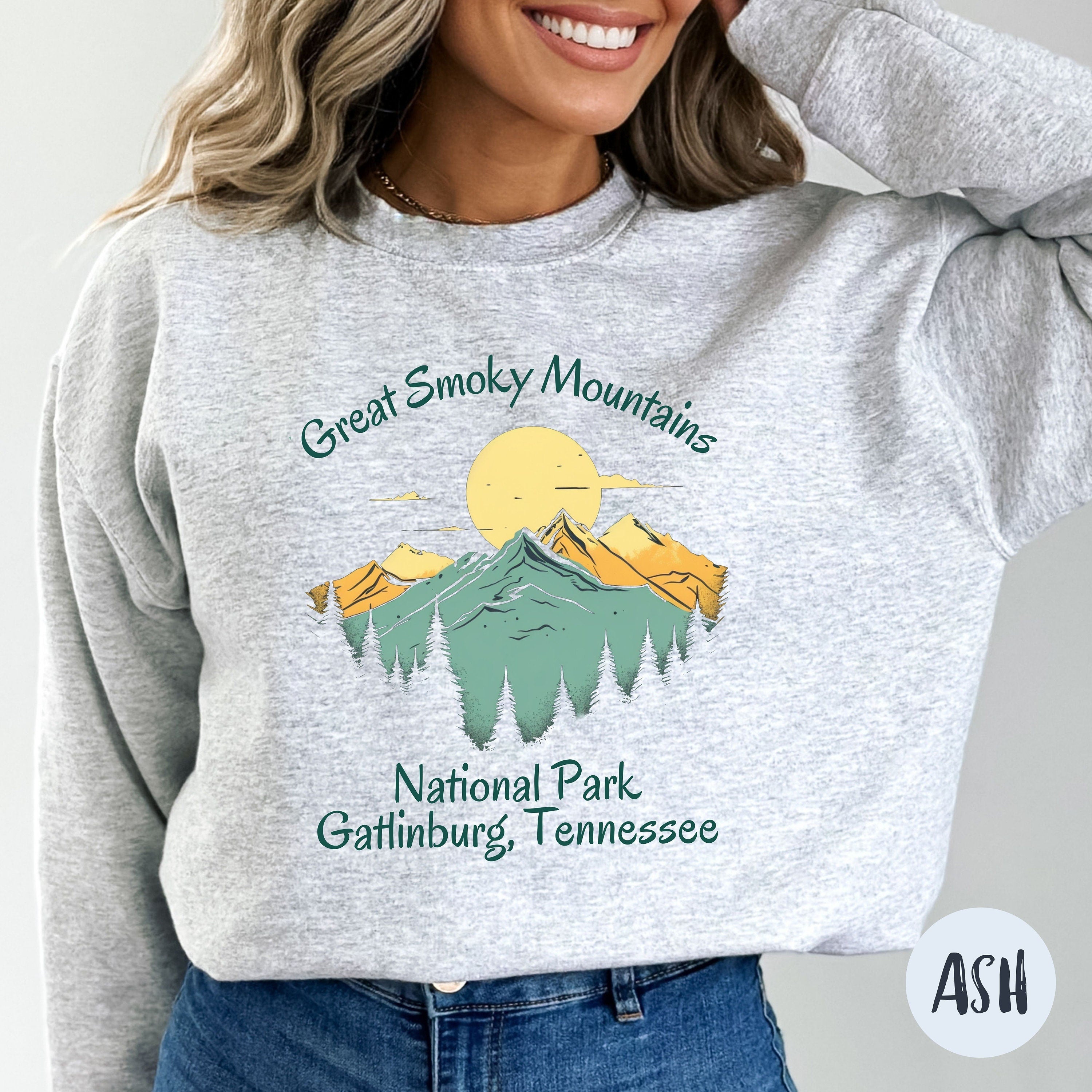 Smoky Mountains National Park Vacation Sweater Gift, Smoky Mountains Campfire Shirt, Smoky Mountains Tennesse, Smokey Mountains Sweatshirt