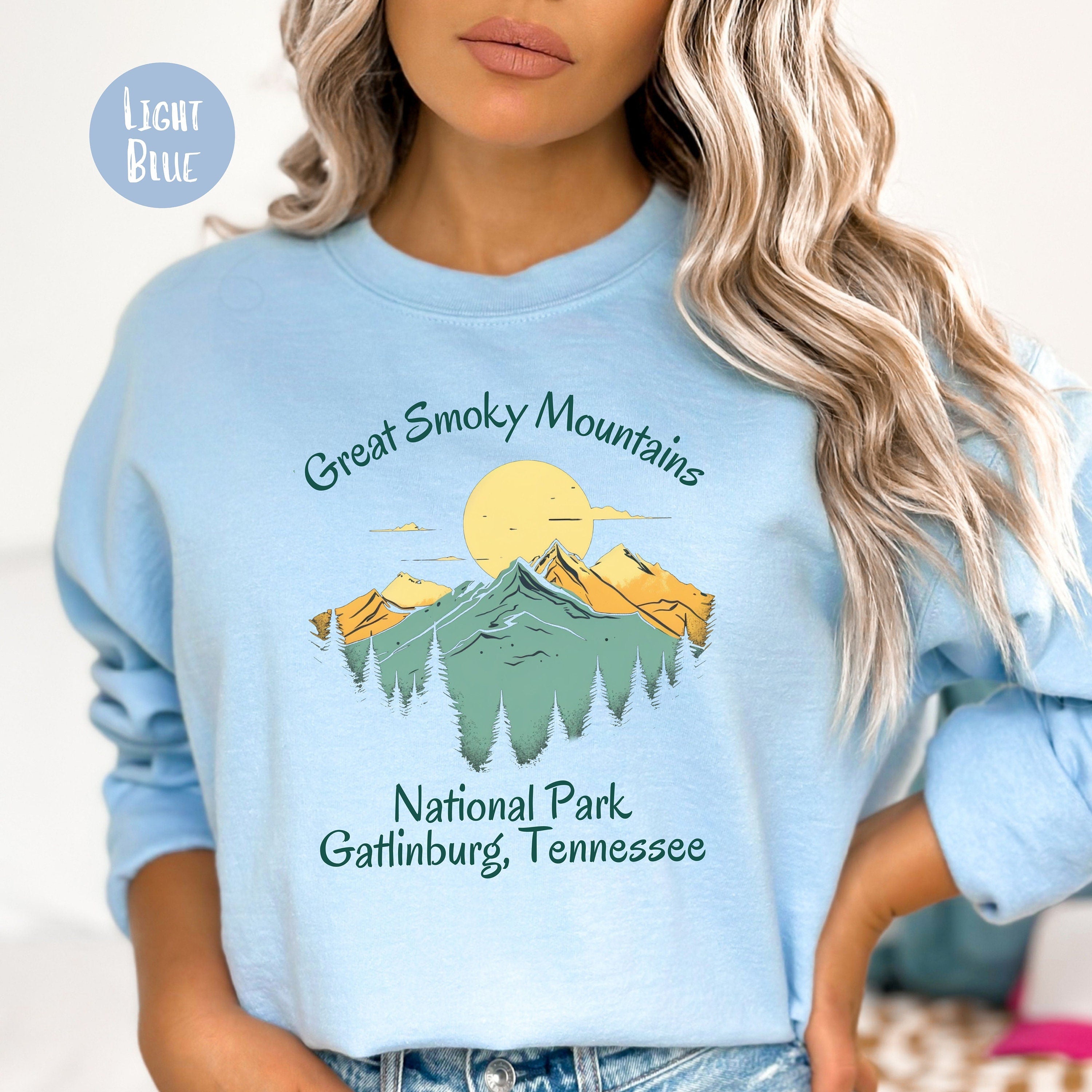 Smoky Mountains National Park Vacation Sweater Gift, Smoky Mountains Campfire Shirt, Smoky Mountains Tennesse, Smokey Mountains Sweatshirt