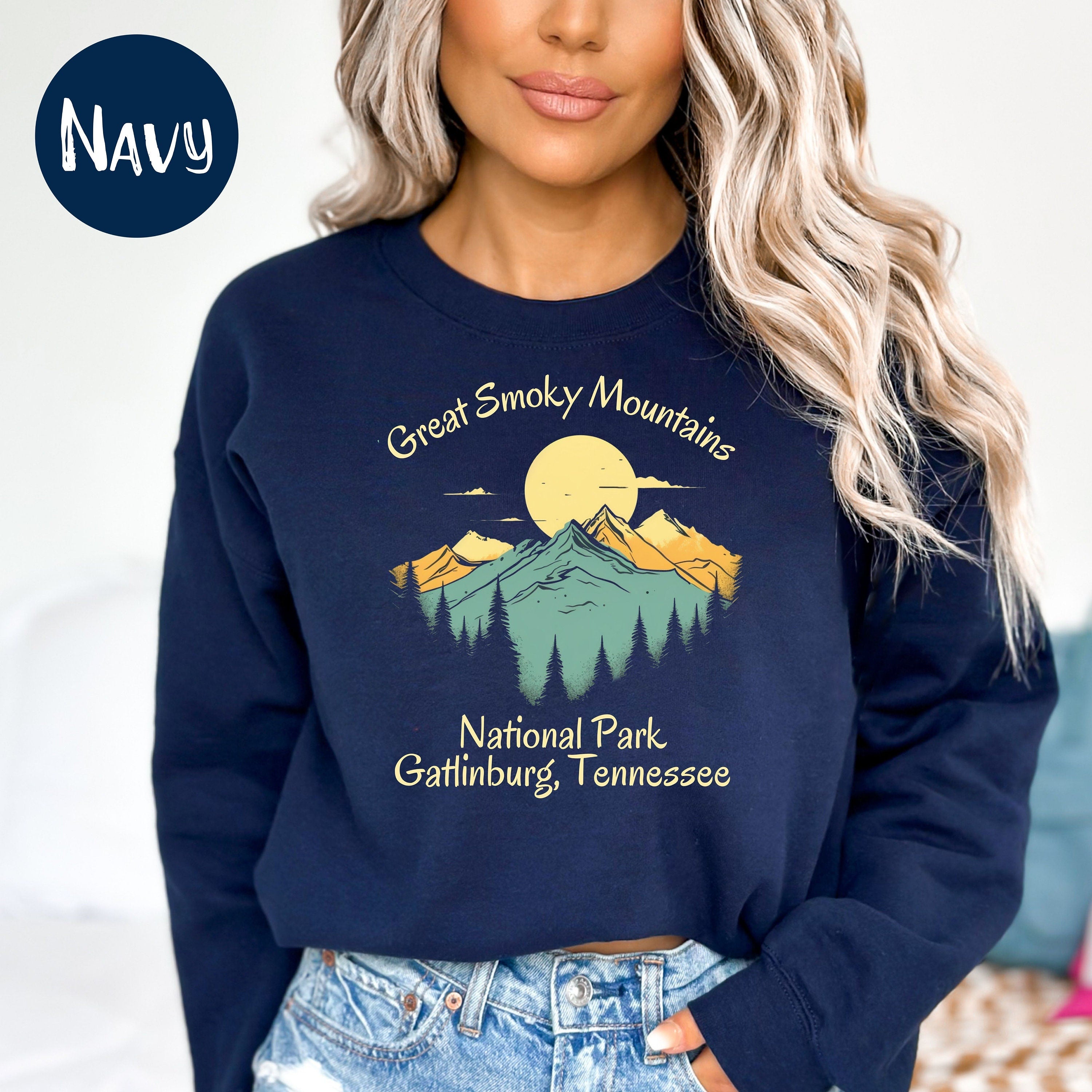 Smoky Mountains National Park Vacation Sweater Gift, Smoky Mountains Campfire Shirt, Smoky Mountains Tennesse, Smokey Mountains Sweatshirt